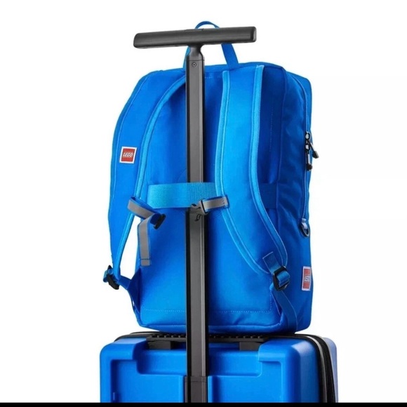 LEGO Kids 2-Piece blue Luggage Set Expandable Trolley & Backpack Travel Bag - Picture 2 of 8